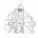 Nasa Space Shuttle Coloring Pages sketch template