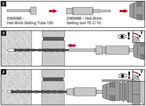 HILTI Heli-Brick Helical Bar Installation Guide