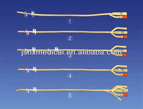 Sterile Medical Silicone Coated Latex Foley Catheter/urethral Probe - Buy Latex Foley Catheter ...