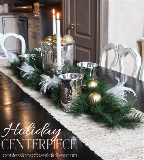 Holiday Dining Table Centerpiece | Confessions of a Serial Do-it-Yourselfer