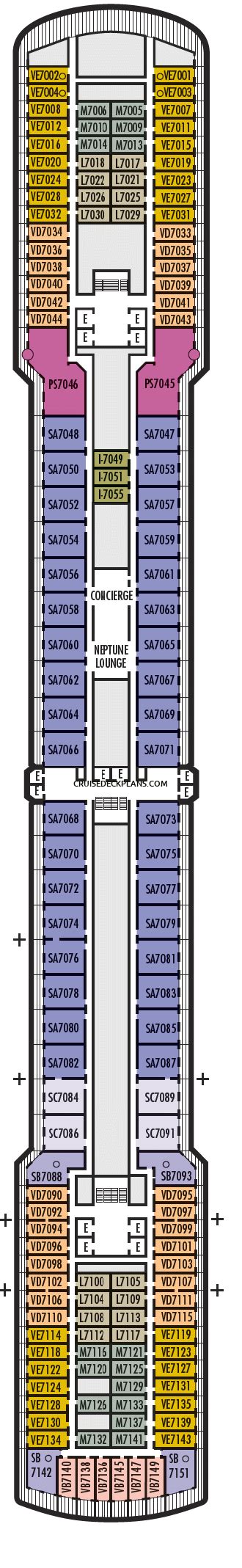 Westerdam Rotterdam Deck Plan Tour