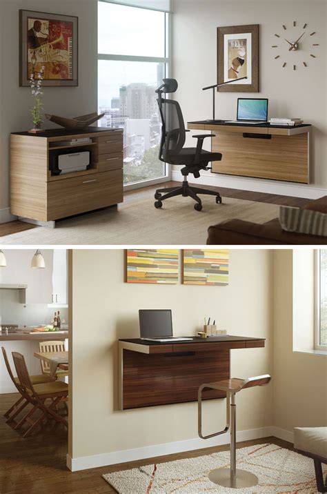 16 Wall Desk Ideas That Are Great For Small Spaces | CONTEMPORIST