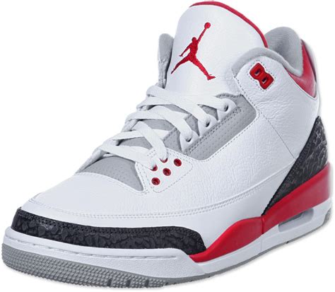 Jordan Air Jordan 3 Retro chaussures blanc rouge