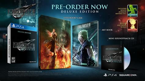 Así son las ediciones especial y coleccionista de Final Fantasy VII Remake