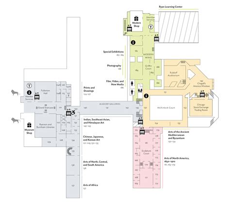 Museum Floor Plan | The Art Institute of Chicago