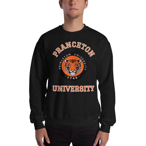 Princeton University sweater Unisex Black Navy Blue White | Etsy