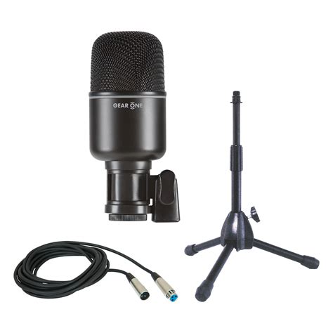 Gear One MK1000 Kick Drum Mic Package with Stand and Cable | Musician's Friend