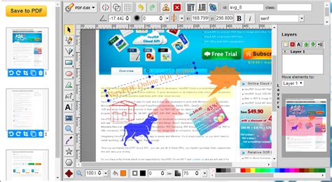 VeryPDF Online PDF Editor, Edit PDF Online, PDF Editor Working Directly ...