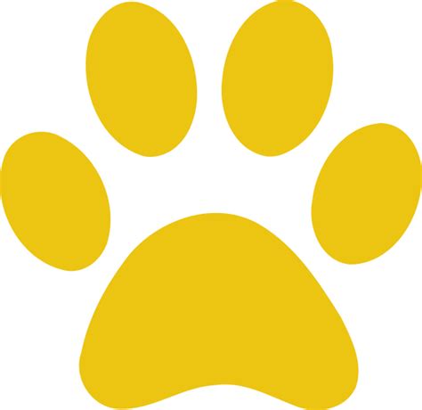 Gold Paw Print Clip Art at Clker.com - vector clip art online, royalty ...