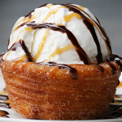 Churro Ice Cream Bowls Recipe by Tasty