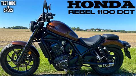 Honda Rebel 1100 DCT Test Ride and Specs - YouTube