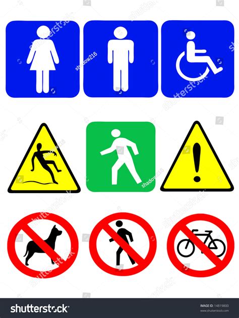 Illustration Everyday Signs Symbols Stock Illustration 14819800 - Shutterstock