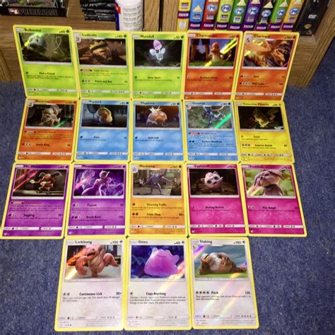 Entire set of Detective Pikachu cards which were released ...