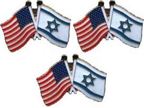 Buy 3 Israel-USA flag Lapel pins | Israel-Catalog.com