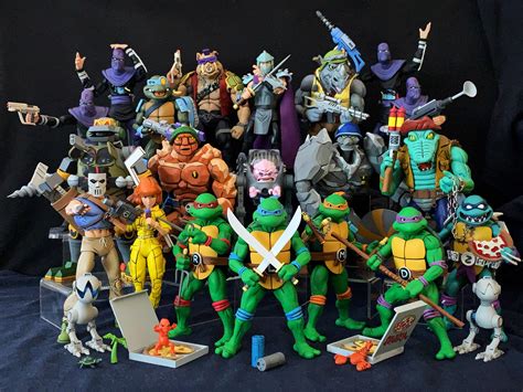 My updated NECA cartoon collection, with bonus video game Slash just ...