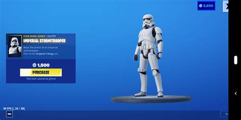 There's a fricking Storm Trooper Skin : FortNiteBR