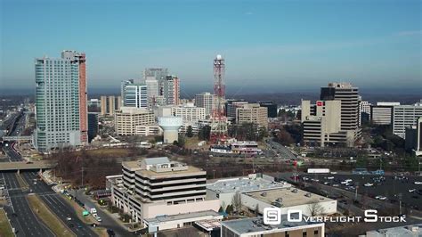 OverflightStock | Tysons, Virginia, USA. Pedestal with tilt showing entire Tysons Corner skyline ...