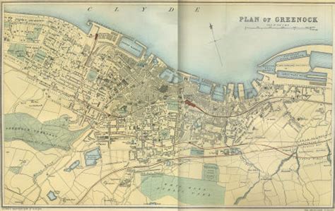 Plan of Greenock Map