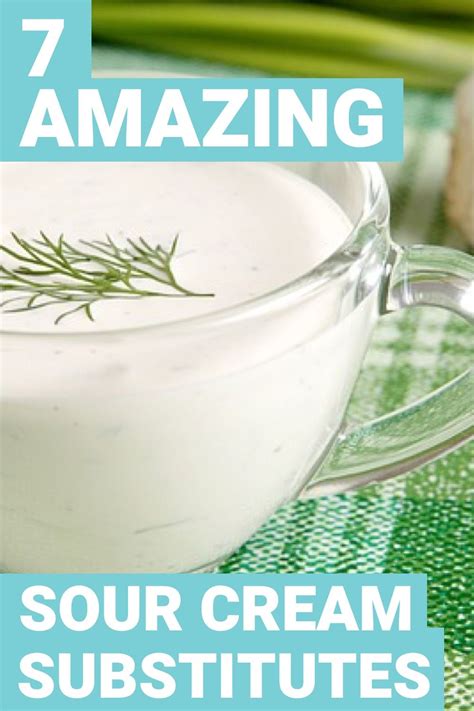 7 Sour Cream Substitutes Everyone Can Use at Any Time | Sour cream substitute, Healthy sour ...