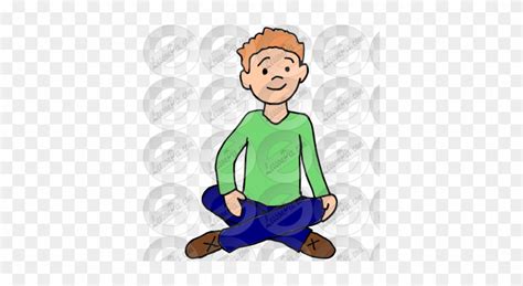 Sit Picture - Boy Sitting Criss Cross Clip Art - Free Transparent PNG ...