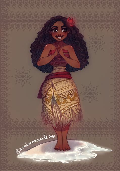 concept art: Moana by ZARINAABZALILOVA on DeviantArt