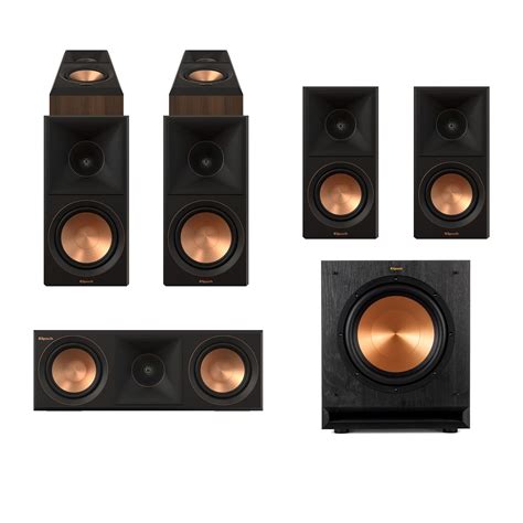 Buy Klipsch5.1.2 Walnut System - Model RP-600M II, RP-500C II, RP-500M ...