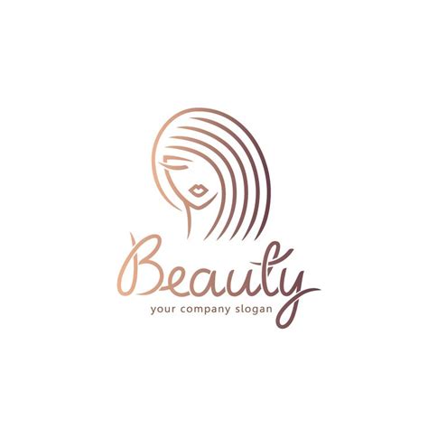 Vector logo design for beauty salon, hair salon, cosmetic | Салоны ...