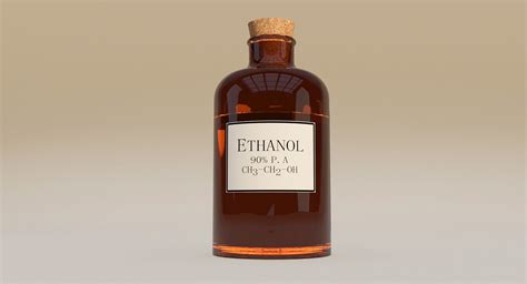 Bottle-Ethanol 3D Model $5 - .max .fbx .obj - Free3D