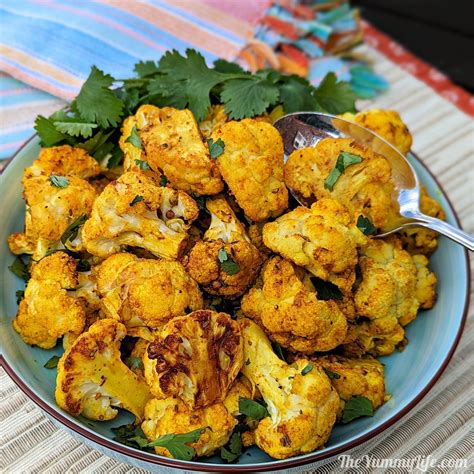 Easy Roasted Cauliflower with Indian Spices