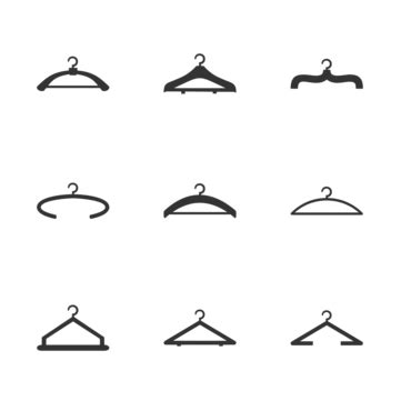 Hanger Single Art Silhouette Vector, Single, Art, Silhouette PNG and Vector with Transparent ...