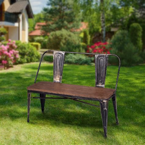 Rustic Vintage Style Dining Table, Bench, Dining Room Furniture - BiltPros