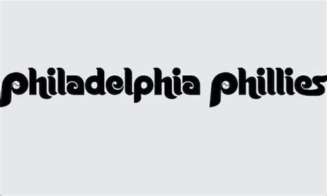 Philadelphia Phillies Font - Fontspace.io