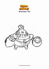 Coloring Page Brawl Stars Belle  Supercoloredcom sketch template