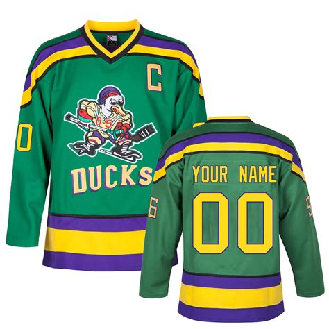 Custom Mighty Ducks Movie Jersey | Personalized Name