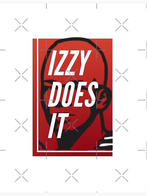 "Izzy Does It - Israel Adesanya the Last Style Bender" Poster for Sale by makafan | Redbubble