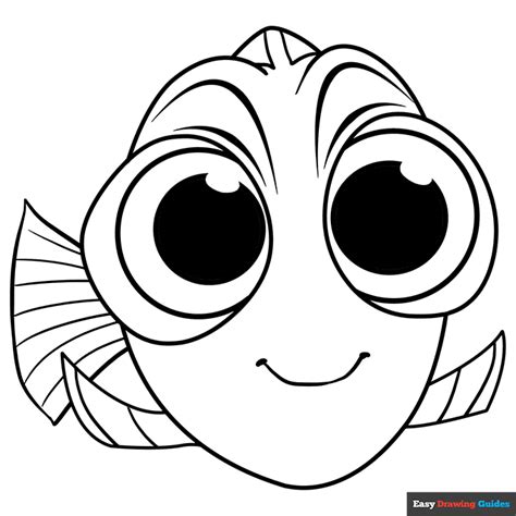 Baby Dory Coloring Pages - Coloring Nation