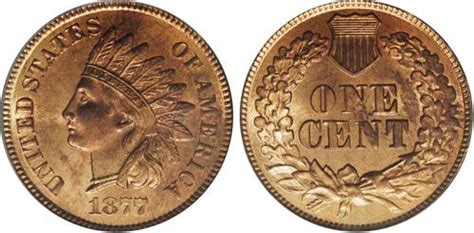 1877 Indian Head penny ($850-$8,500) Indian Head, Rare Coins, Coin ...