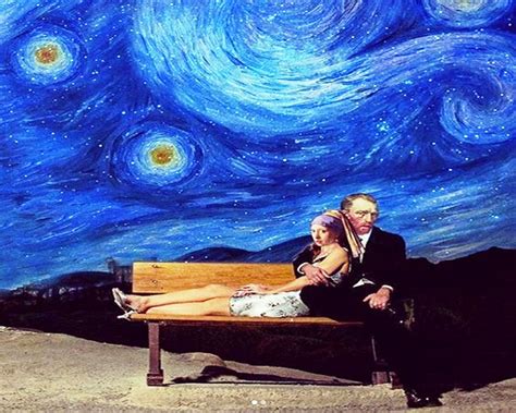 A Romantic Starry Night,Van Gogh Starry Night Art Print,Reproduction,Great Gift,Wall Hanging for ...