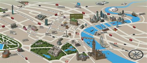 London - Bird's Eye View | Travel infographic, London tourist guide, Travel