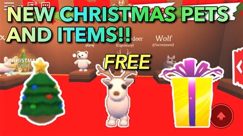 How To Get FREE Christmas Pets And Eggs In Adopt Me|New Update (Roblox)