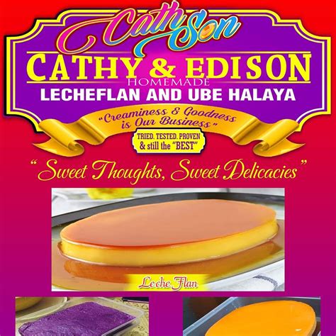 Cathson Cathy & Edison homemade Leche Flan & Ube Halaya | Manila