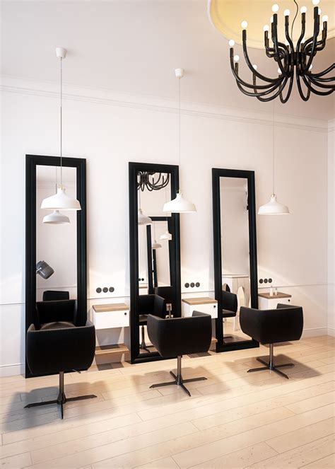 Hairdresser interior design in Bytom POLAND - archi group. Salon ...