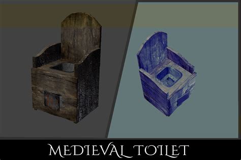 Medieval Toilet | 3D Interior | Unity Asset Store