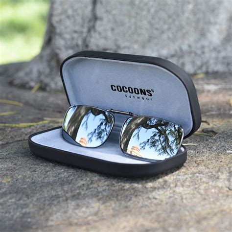 Clip-Ons REC15-54 Gunmetal Polarized Silver Mirror