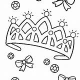 Princess Crown Coloring Page Words Sketch sketch template
