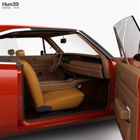 Dodge Charger Daytona Hemi with HQ interior 1969 3D model - Download Sports car on 3DModels.org