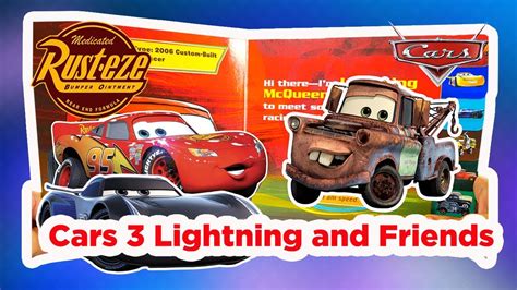 Cars Read Along Story book l Cars 3 - Lightning and Friends l Read Aloud Story Books for Kids ...