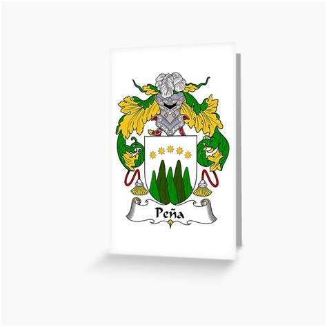 "Pena Coat of Arms/Family Crest" Greeting Card by carpediem6655 | Redbubble