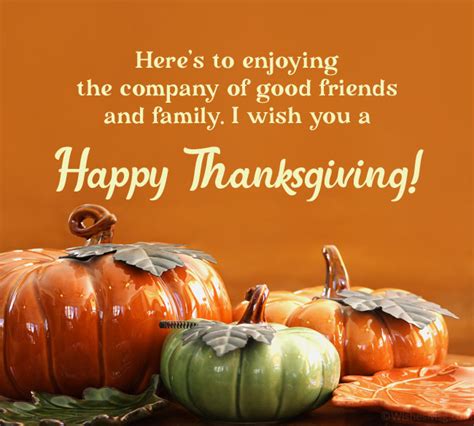 70+ Happy Thanksgiving Messages for Friends - WishesMsg