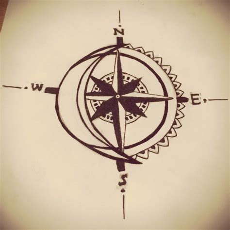 Compass Clock Drawing at PaintingValley.com | Explore collection of Compass Clock Drawing